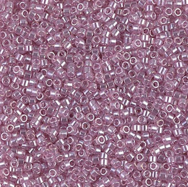 DB1482 11/0 Transparent Light Rose Luster Miyuki Delica