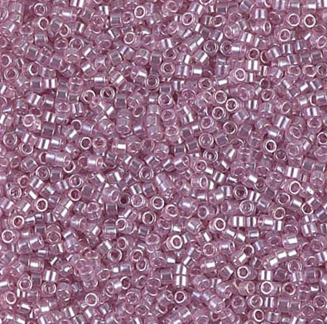 DB1482-1 11/0 Transparent Light Rose Luster Miyuki Delica