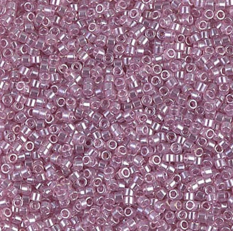 DB1482-1 11/0 Transparent Light Rose Luster Miyuki Delica