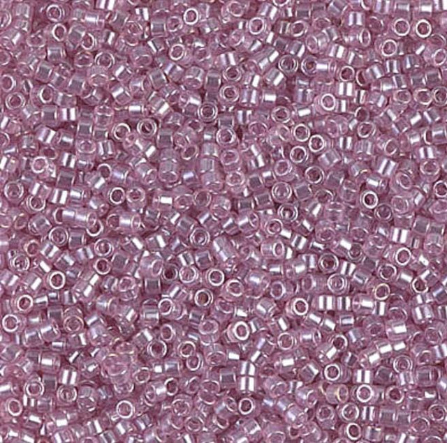DB1482-1 11/0 Transparent Light Rose Luster Miyuki Delica