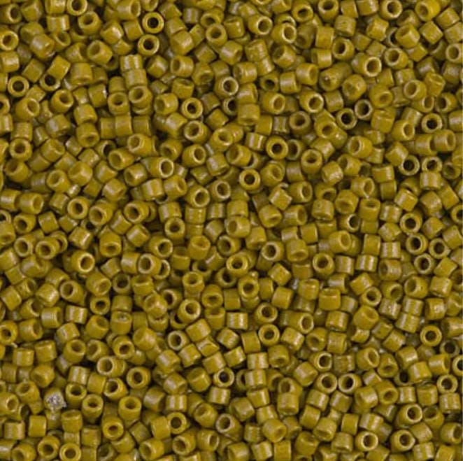 DB2141 11/0 Duracoat Opaque Spanish Olive Miyuki Delica