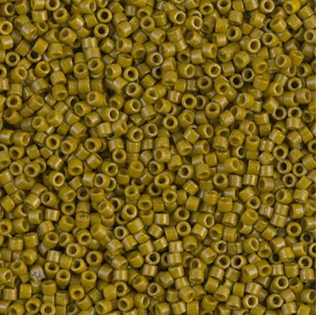 DB2141 11/0 Duracoat Opaque Spanish Olive Miyuki Delica