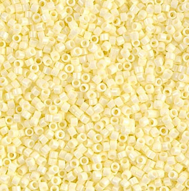 DB1491 11/0 Opaque Pale Yellow Miyuki Delica