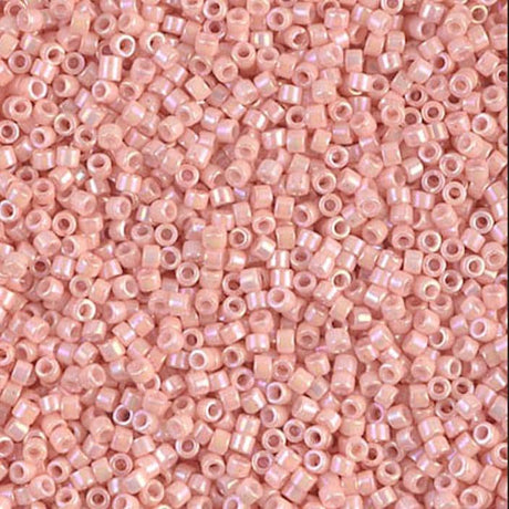 DB1503 11/0 Opaque Light Salmon AB Miyuki Delica