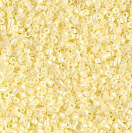 DB1531-1 11/0 Opaque Pale Yellow Ceylon Miyuki Delica