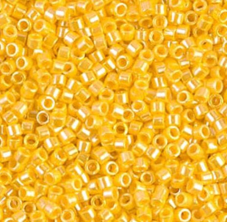 DB1562 11/0 Opaque Canary Luster Miyuki Delica