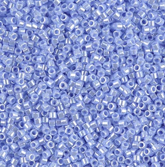 DB1568 11/0 Opaque Agate Blue Luster Miyuki Delica