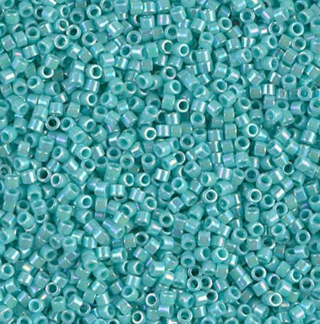 DB1576 11/0 Opaque Sea Opal AB Miyuki Delica