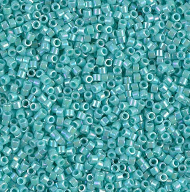 DB1576 11/0 Opaque Sea Opal AB Miyuki Delica