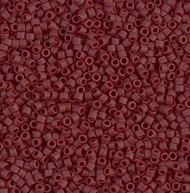 DB1584 11/0 Matte Opaque Currant Miyuki Delica