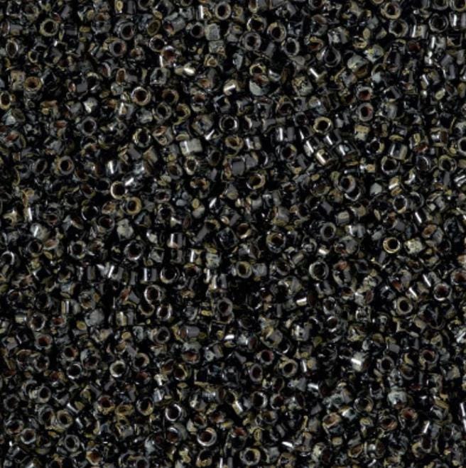 DB2261 11/0 Black Picasso Miyuki Delica