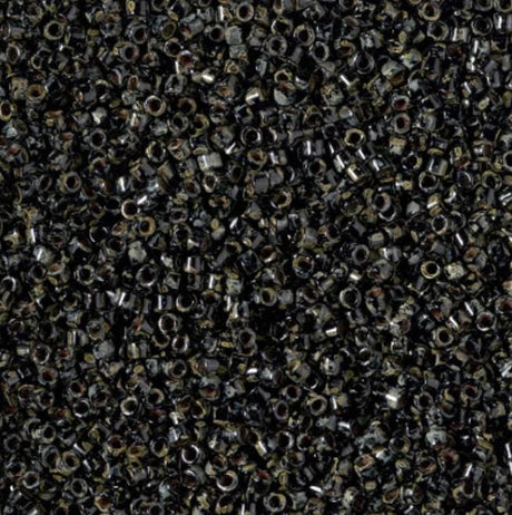 DB2261 11/0 Black Picasso Miyuki Delica