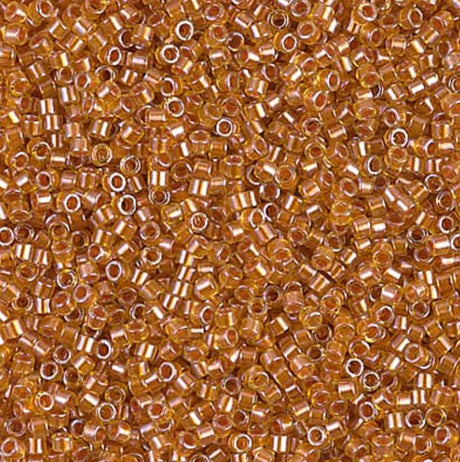 DB1702 11/0 Copper Pearl Lined Marigold Miyuki Delica