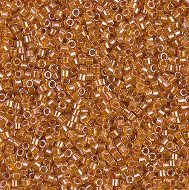 DB1702 11/0 Copper Pearl Lined Marigold Miyuki Delica