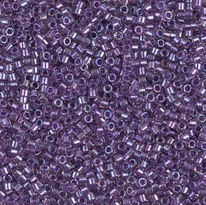 DB1754 11/0 Sparkling Purple Lined Crystal Miyuki Delica