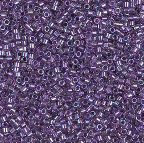 DB1754 11/0 Sparkling Purple Lined Crystal Miyuki Delica