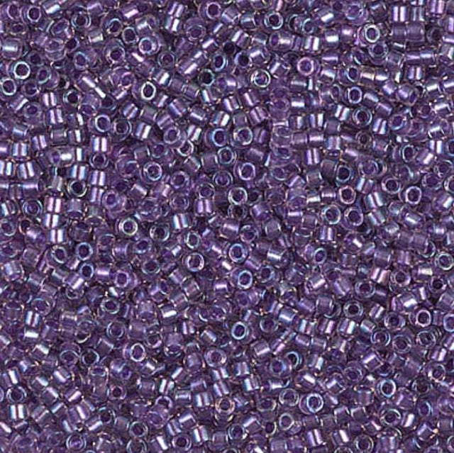 DB1754 11/0 Sparkling Purple Lined Crystal Miyuki Delica
