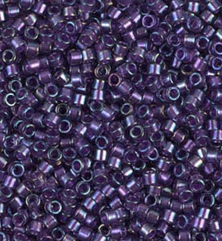 DB1756 11/0 Sparkling Purple Lined Amethyst AB Miyuki Delica