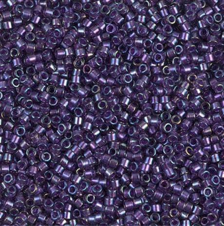 DB1756 11/0 Sparkling Purple Lined Amethyst AB Miyuki Delica