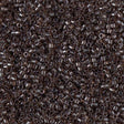 DB1892 11/0 Transparent Sable Brown Luster Miyuki Delica