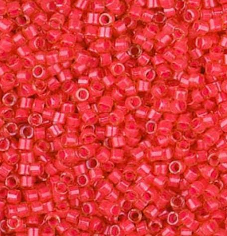 DB2051 11/0 Luminous Red Poppy Miyuki Delica