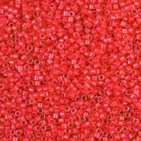 DB2051 11/0 Luminous Red Poppy Miyuki Delica