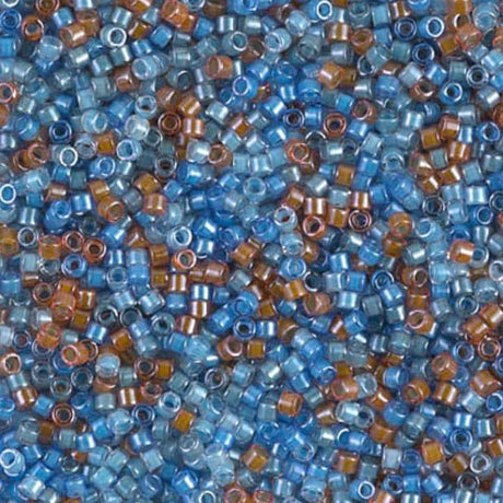 DB2068 11/0 Luminous Mix 8 Miyuki Delica River and Pebble Mix