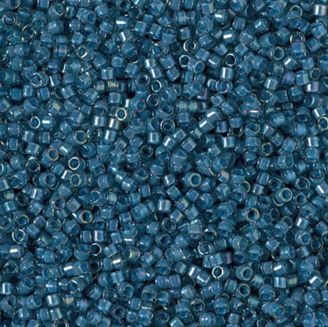 DB2384 11/0 Inside Dyed Stormy Blue Miyuki Delica