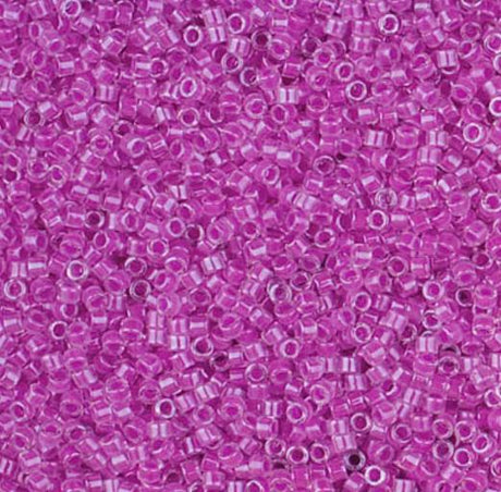 DB2038 11/0 Luminous Plum Crazy Miyuki Delica