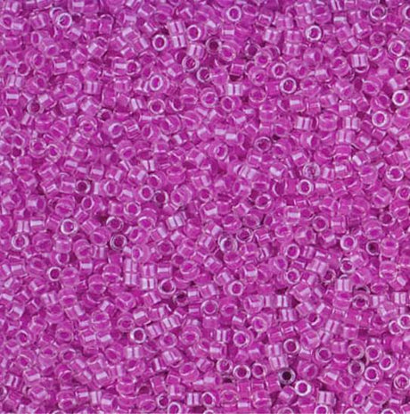 DB2038 11/0 Luminous Plum Crazy Miyuki Delica