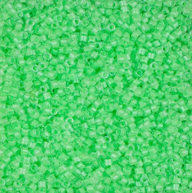DB2040 11/0 Luminous Mint Green Miyuki Delica