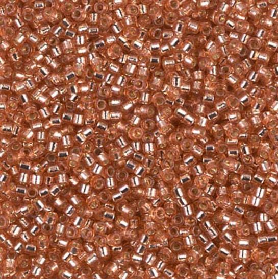 DB2151 11/0 Duracoat Silver Dyed Rose Copper Miyuki Delica
