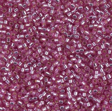 DB2156 11/0 Duracoat Silver Lined Dyed Orchid Miyuki Delica