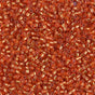 DB2158 11/0 Duracoat Silver Lined Dyed Clementine Miyuki Delica