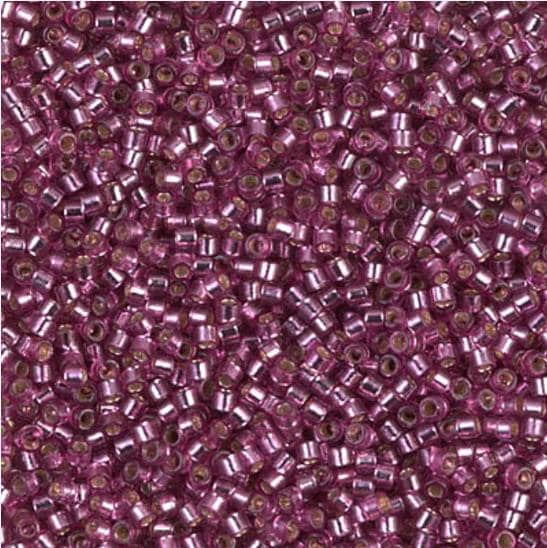 DB2162 11/0 Duracoat Silver Lined Dyed Hydrangea Miyuki Delica
