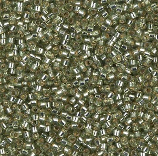 DB2163 11/0 Duracoat Silver Lined Dyed Willow Miyuki Delica