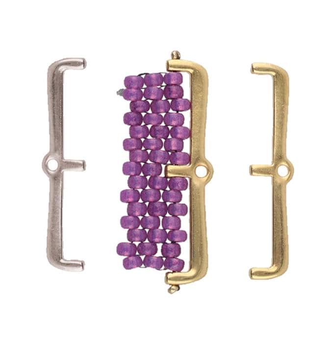 Cymbal Maronia lll-8/0 Bead Ending with Ring, 01297 Choose your color and quantity-2 pieces