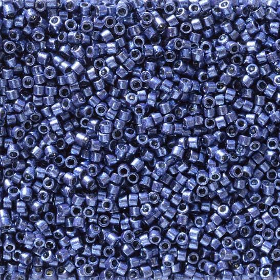 DB2517 11/0 Duracoat Galvanized Mermaid Blue Miyuki Delica