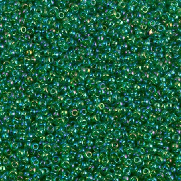 15-179 Transparent Green AB Miyuki Seed Beads