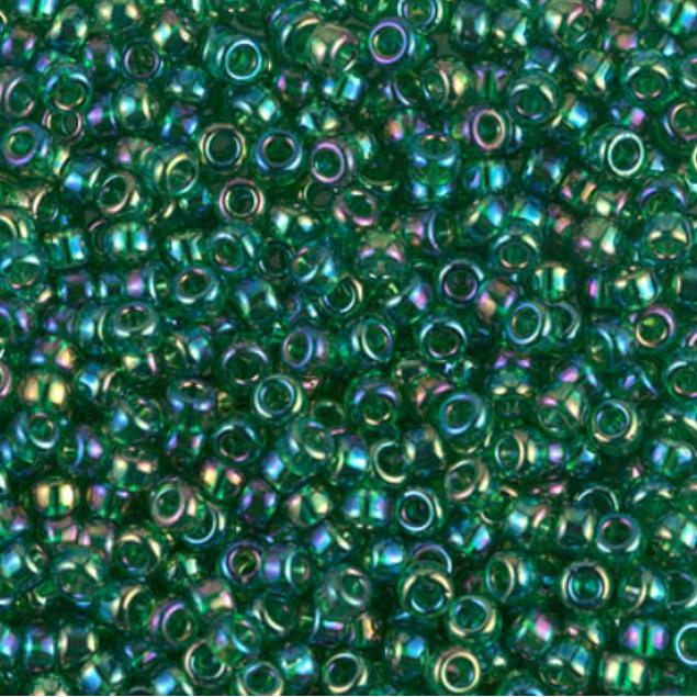 8-179 Transparent Green AB Miyuki Seed Beads