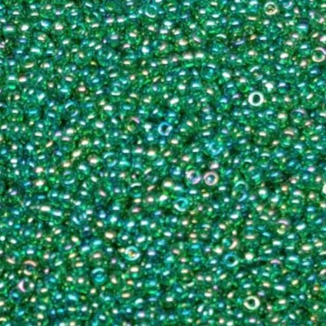 11-179 Transparent Green AB Miyuki Seed Beads