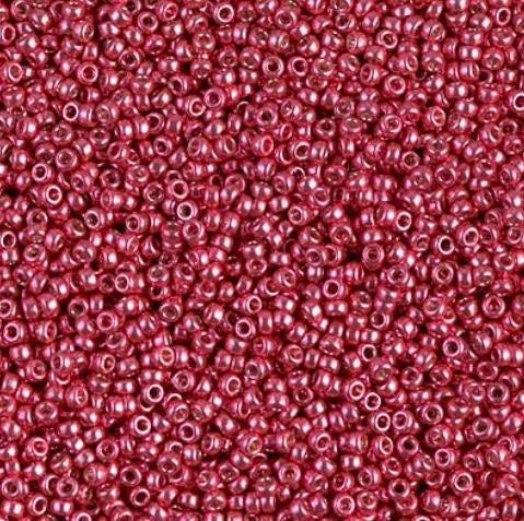 15-4211 Duracoat Galvanized Lt Cranberry, Miyuki Seed Bead, 15/0
