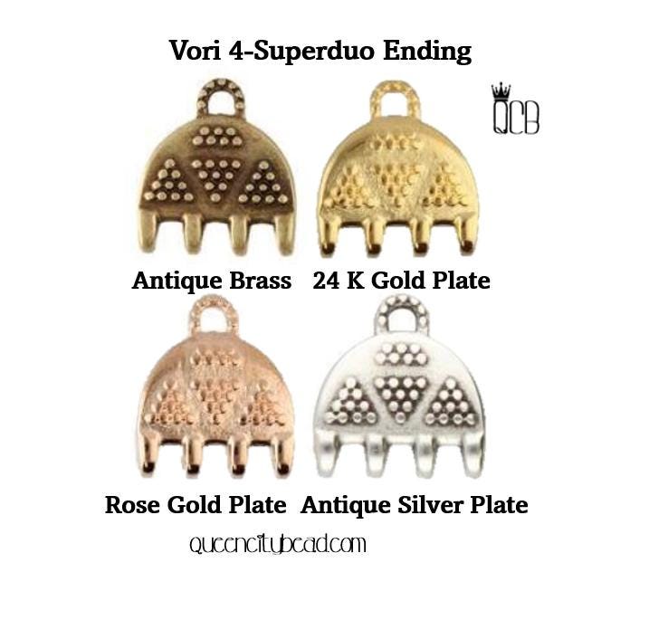 Cymbal Vori SuperDuo Ending, 013804, Choose your color and quantity-2 pieces