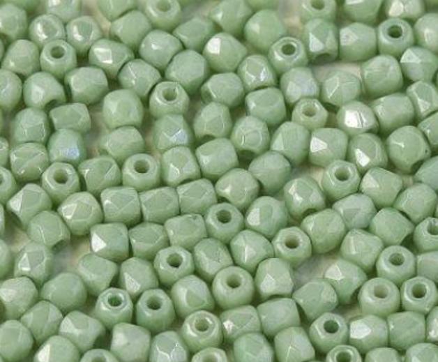 True 2MM Teal Luster, Fire Polish Czech Glass, 100 Beads