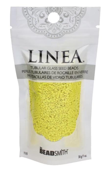 Linea Beads 11/0, Yellow LIN027, 30 Grams