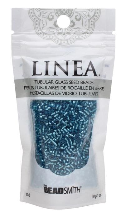Linea Beads 11/0, Silver Lined Capri Blue LIN062, 30 Grams