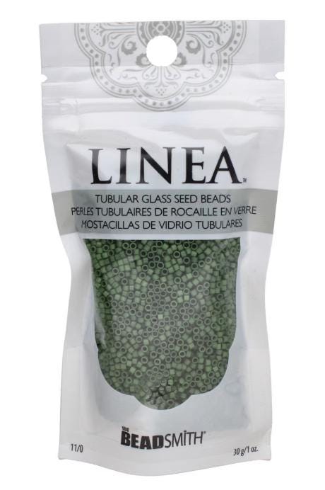 Linea Beads 11/0, Forest Green LIN033, 30 Grams