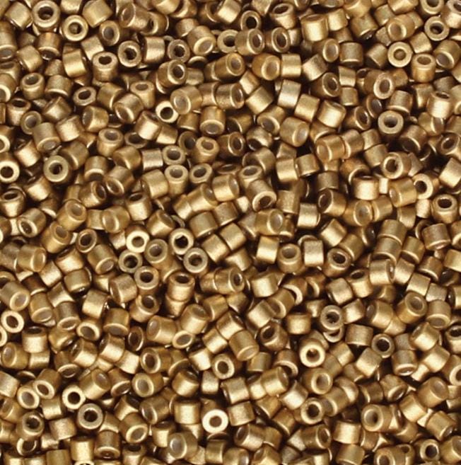 Linea Beads 11/0, Metallic Light Gold LIN008, 30 Grams