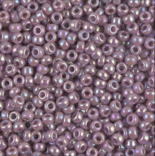 8-478 Opaque Mauve AB, Miyuki Seed Bead, 8/0