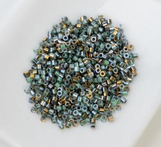 Cylin Bead 11/0 Gilded Halo Teal Caribbean - 25 G Bag-CY11-1236